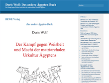 Tablet Screenshot of doriswolf.com