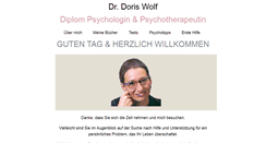 Desktop Screenshot of doriswolf.de